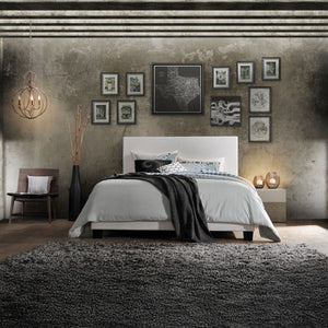 Lien - Queen Bed - White PU