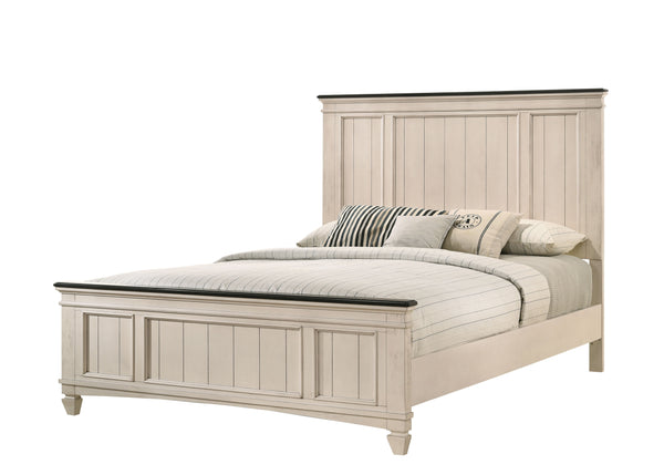 Sawyer-Queen Bed-White<h4><b>Sawyer - Queen Headboard, Footboard - Antique White</b></h4> <table width="100%"><colgroup><col style="width: 30%"> <col style="width: 70%"> </colgroup> <tbody> <tr> <td>Dimensions</td> <td> 65.50"L x 85.50"D x 56.00"H</td> </