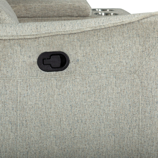 Remsen - LAF Console Loveseat With Dual Recliner - Latte