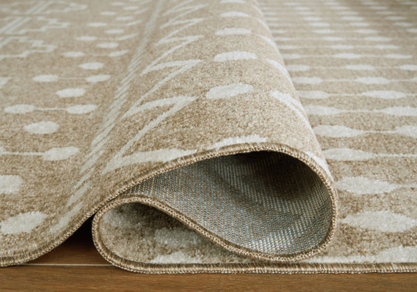 Bunchly - Tan / Brown / Cream - Large Rug