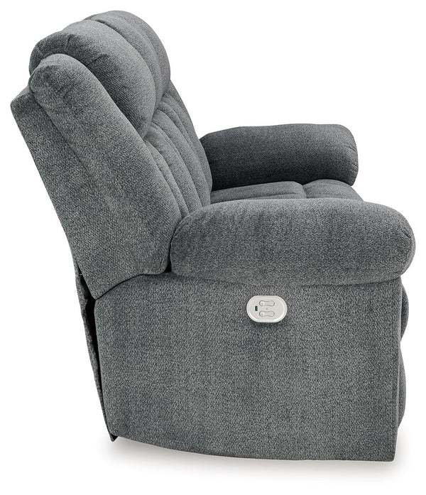 Tip-Off - Slate - 2 Pc. - Power Reclining Sofa