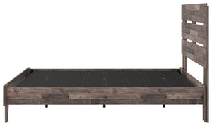 Neilsville - Multi Gray - Queen Panel Platform Bed