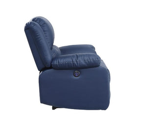Zuriel - Recliner - Blue PU - 40"