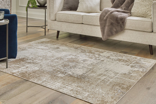 Grifflain - Tan / Brown / Gray - Medium Rug