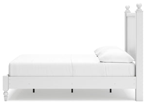 Mollviney - White - Full Panel Bed