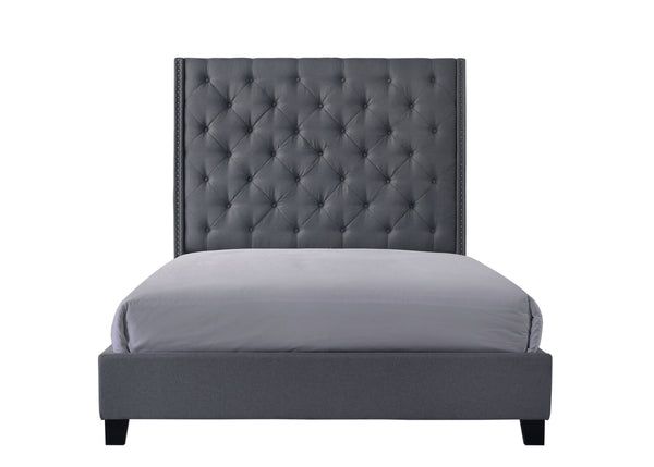 Chantilly - King Upholstered Bed - Gray