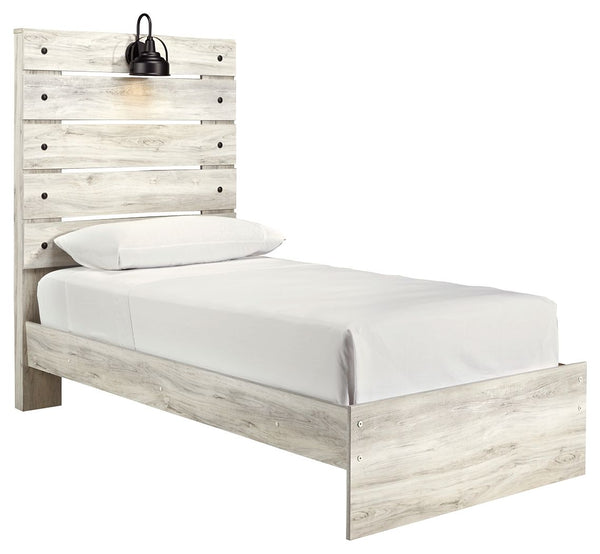 Cambeck - Whitewash - Twin Panel Bed