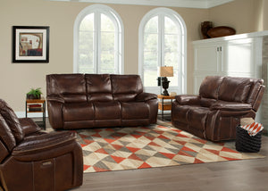 Vail - Burnt Sienna Power Reclining Sofa Loveseat and Recliner
