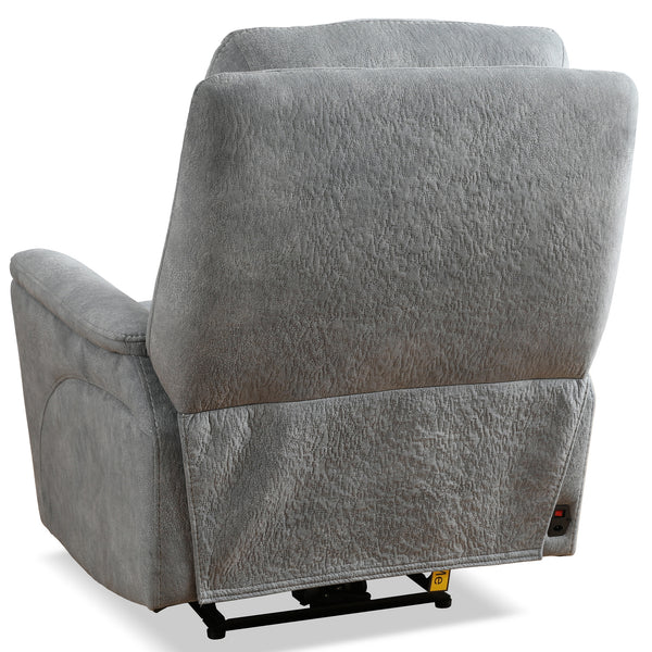 Linus - Hudson Grey Zero Gravity Power Recliner
