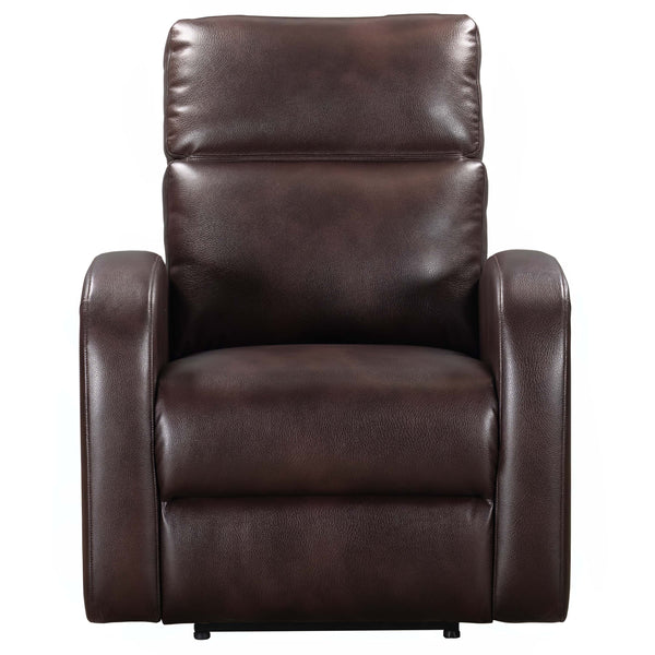Devin - Pebble Brown Manual Recliner