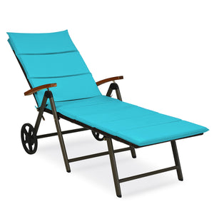 Sturdy aluminum construction holds up to 385 lbs<br>Ergonomic backrest with armrest fits your body curve to a better enjoyment<br>Soft non-woven cushion  provides a more comfortable relax<br>Environmentally friendly PE rattan  breathable and waterproof  s