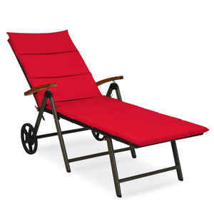 Sturdy aluminum construction holds up to 385 lbs<br>Ergonomic backrest with armrest fits your body curve to a better enjoyment<br>Soft non-woven cushion  provides a more comfortable relax<br>Environmentally friendly PE rattan  breathable and waterproof  s