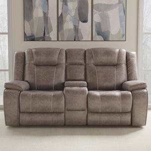 Blake - Desert Taupe Reclining Console Loveseat