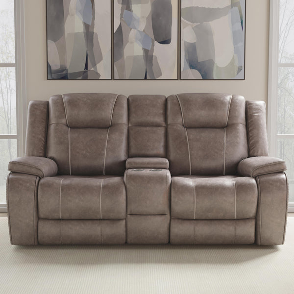 Blake - Desert Taupe Reclining Console Loveseat