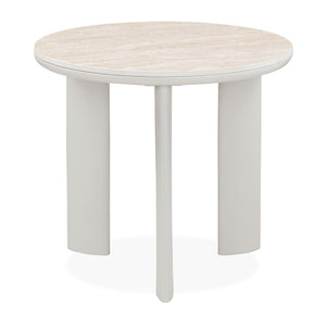 Ingram - End Table - Sintered Stone & Light Gray Finish