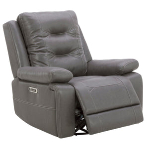 Caldwell - Power Swivel Glider Recliner (Set of 2) - Tahoe Charcoal