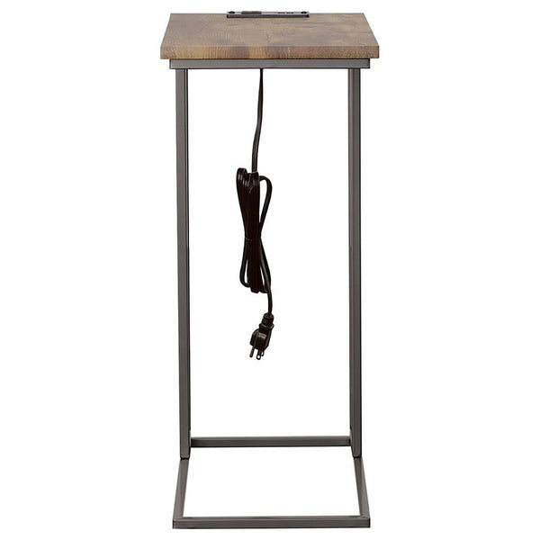  pairs effortlessly with the sturdy metal base in a gunmetal powder-coated finish. Design