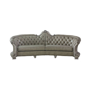 Introduce our new design for the Dresden sofa. Features vintage bone white color with matching occasional table, this sofa collection creates an elegant and traditional design into your living room. Hand-Crafted pieces inspired from the luxurious design o