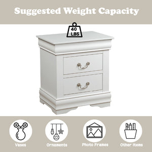 Louis Philippe - Nightstand - White