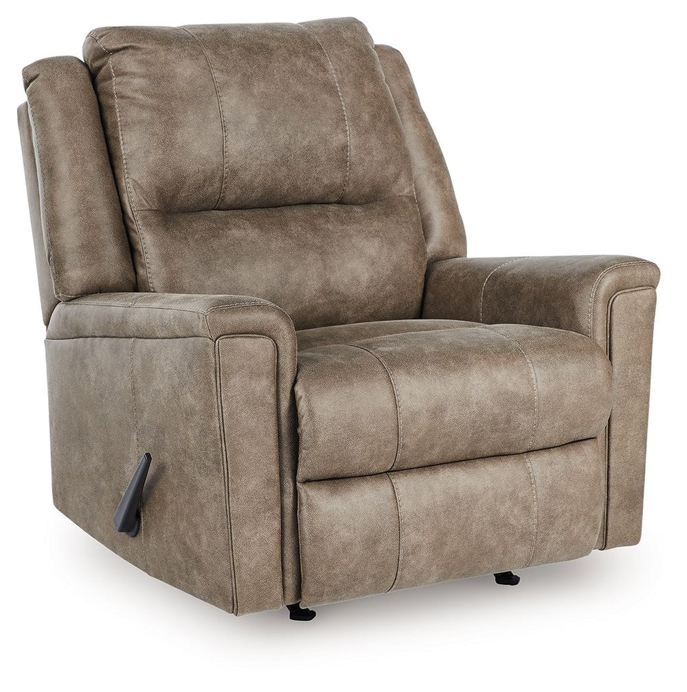 When it comes to the exquisite, decadent styling of this rocker recliner, sitting is believing. Its generous seat and tall back are specially crafted to provide extra support and comfort for broader and taller individuals. This recliner is made for easy a