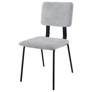 Calla - Fabric Upholstered Dining Side Chair (Set of 2) - Gray