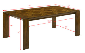 Hollister - Dining Table Top - Brown
