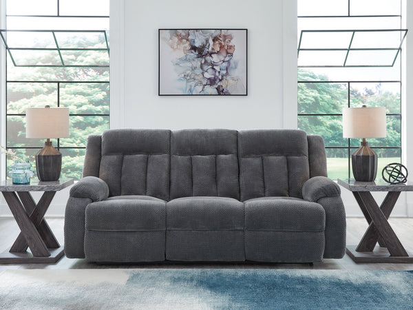 plus a richly relaxed sense of style. Its steel-hued velvet upholstery is ultra soft