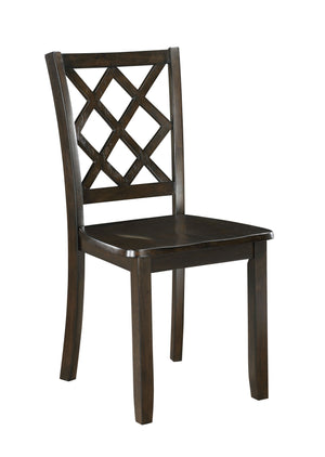 Trellis - 5 Piece Dining Set (Table & 4 Chairs) - Brown