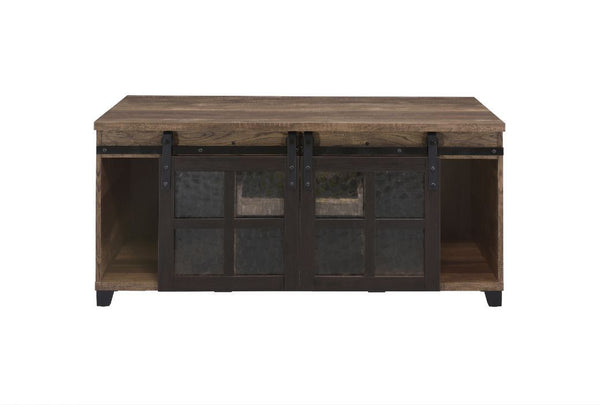  Rustic Oak & Black Finish