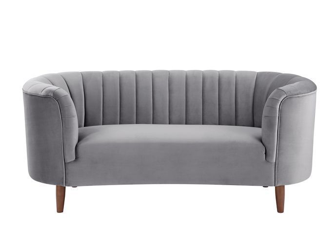 An ode to mid-century modern, the Millephri collection will help achieve this modern aesthetic. The pocket coil foam seating gives off the feel of sitting on a plush cloud. The pieces are upholstered in a gorgeous velvet fabric and feature deep channel tu