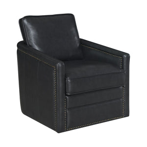 Rocha - Swivel Chair With Glider - Black