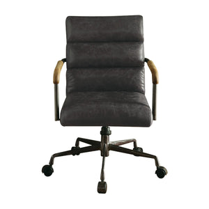 Harith - Executive Office Chair - Antique Slate Top Grain Leather