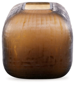 Bring a touch of contemporary sophistication to your living areas. Crafted from glass, this vase boasts an eye-catching fine grid texture that-'s sure to make a statement. Fill it with florals, or simply let its outstanding design speak for itself as a st