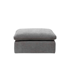 Naveen - Ottoman - Gray Linen