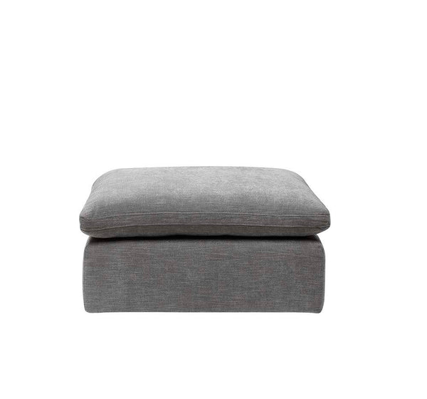 Naveen - Ottoman - Gray Linen