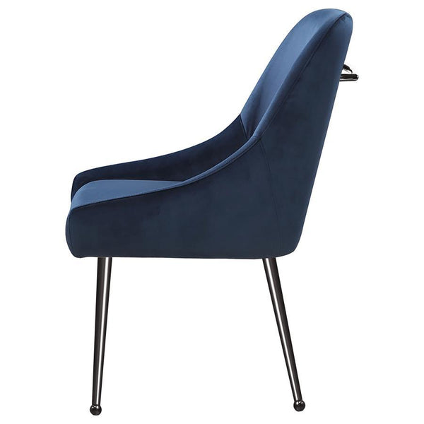 Mayette - Upholstered Dining Side Chair (Set of 2) - Blue
