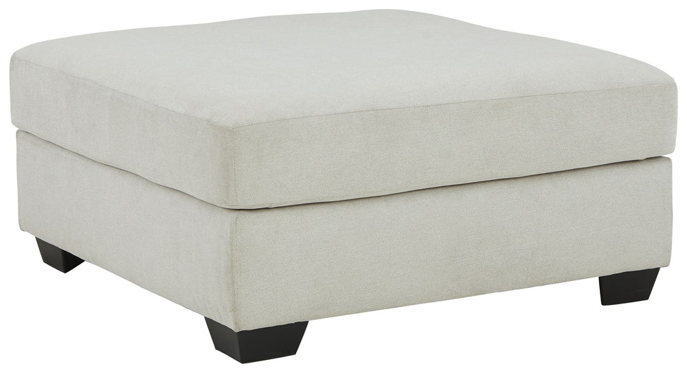 What a pleasant surprise: high-end luxury made comfortably affordable. Thatâ€™s what makes this ottoman in stone gray so alluring. Made exclusively for those wanting to make a designer statement, this finely crafted ottoman is dressed to impress with cris