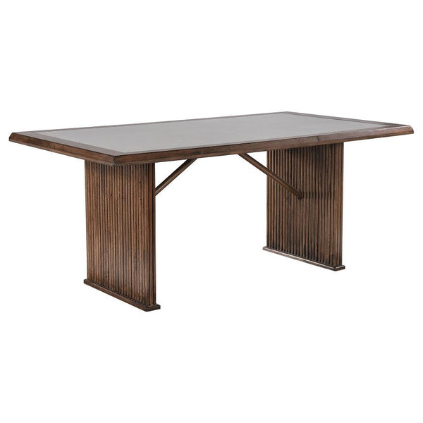  while the reeded base adds texture and timeless ap
