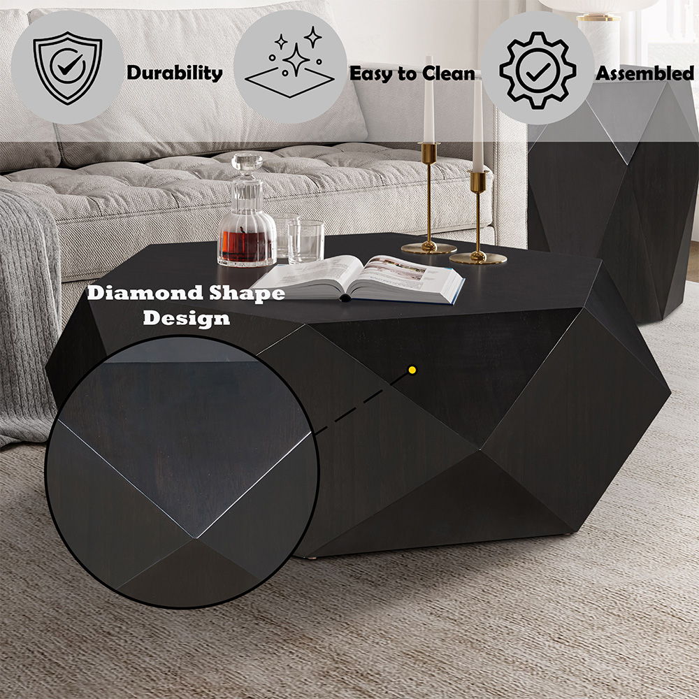 Hanniel - Coffee Table - Black