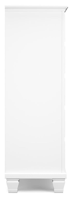Fortman - White - Five Drawer Chest