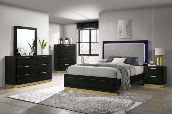 Caraway - Dresser Mirror - Black