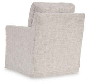Nenana Next-Gen Nuvella - Stone - Swivel Glider Accent Chair