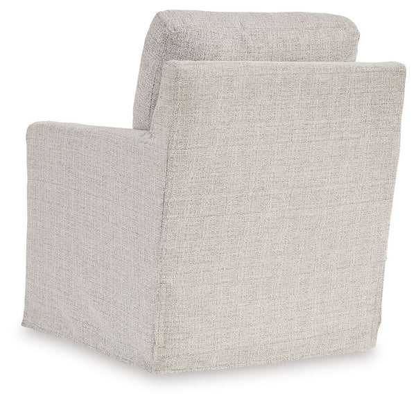 Nenana Next-Gen Nuvella - Stone - Swivel Glider Accent Chair