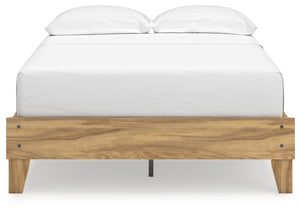 Bermacy - Light Brown - Full Platform Bed