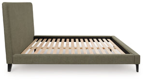 while the low profile incorporates contemporary motifs. Roll slats round o