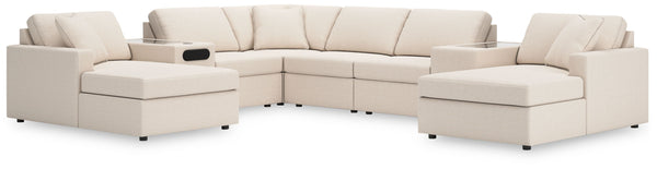 Looking cool and contemporary is great. But when it comes down to it, youâ€™re all about low-maintenance lounging. With the performance fabric on this sectional with chaise, cleaning spills is a breeze. Its customizable modular design caters to your ever-