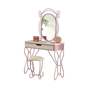 The Priya Canopy bed will create a wonderland in your princess-'s room. Features: metal butterfly design in a warm purple and white finish. A crown on top of the frame adds the charm and beauty into this enchanting bed.<br/><br/><b>Product Features</b><ul