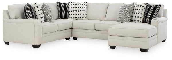 Innovatively recalling classic English countryside motifs for the current age, this sectional with chaise transforms your space with a charming approach to comfort. Its dove gray upholstery acts as a clean foundation for your modern farmhouse aesthetic. D