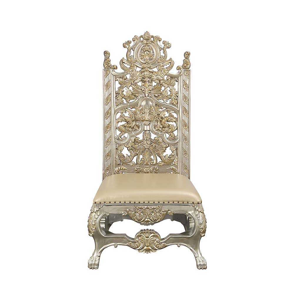 Bigger is always better, the Danae dining table is a true testament to that. Boasting immaculate details on the base and legs that are fit for royalty. This grand piece is sure to leave a lasting impression on everyone that feasts their eyes on it. The Ch
