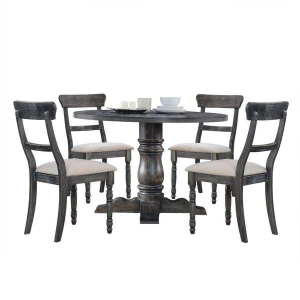 KD, Armless Chair Padded Seat: Light Brown Linen Seat Construction: Wooden Seat Apron, Box Seat w/Spring, Foam CAFR 2-", MDF 9mm Wooden Crosspiece Backrest: Single Flat Vertical Slat Wooden Turned Leg: Front Legs<br/><br/><b>Product Features</b><ul><li>Ro